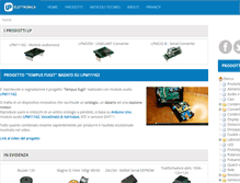 Tablet Screenshot of lpelettronica.it